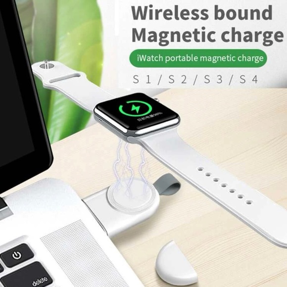 1pc Portable Wireless Charger Compatible With Apple Watch - Picture 3 of 8